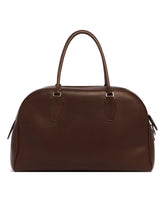 Brown India 15.75 Leather Bag | PDP | Antonia