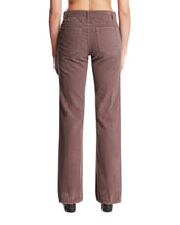 Brown Carlyl Cotton Pants | PDP | Antonia