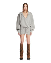 Gray Wrapped Mini Dress - Women's dresses | PLP | Antonia