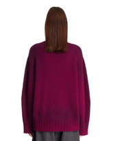 Purple Asymmetric Sweater | PDP | Antonia