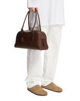 Borsa E/W India In Pelle Marrone - the row donna | PLP | Antonia