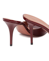 Burgundy Elodie Red Mules | PDP | Antonia