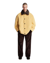 Beige Shearling Jacket - Acne studios men | PLP | Antonia