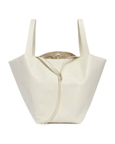 Tote In Pelle Croc-Embossed Bianca LM1 - LA MAMA | PLP | Antonia