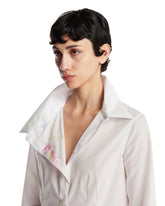 White Asymmetric Cotton Shirt | PDP | Antonia
