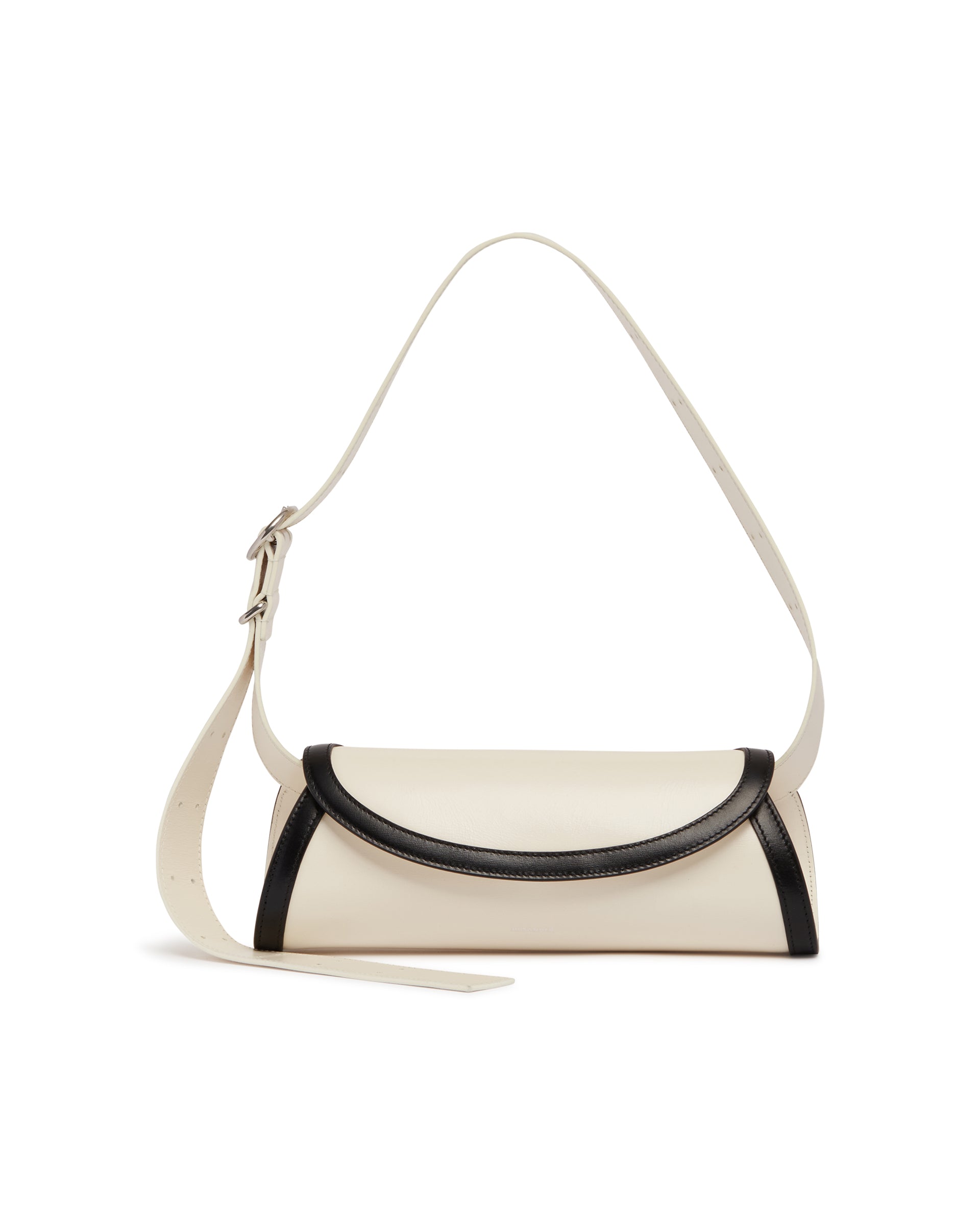 White Small Cannolo Leather Bag | JIL SANDER - Antonia