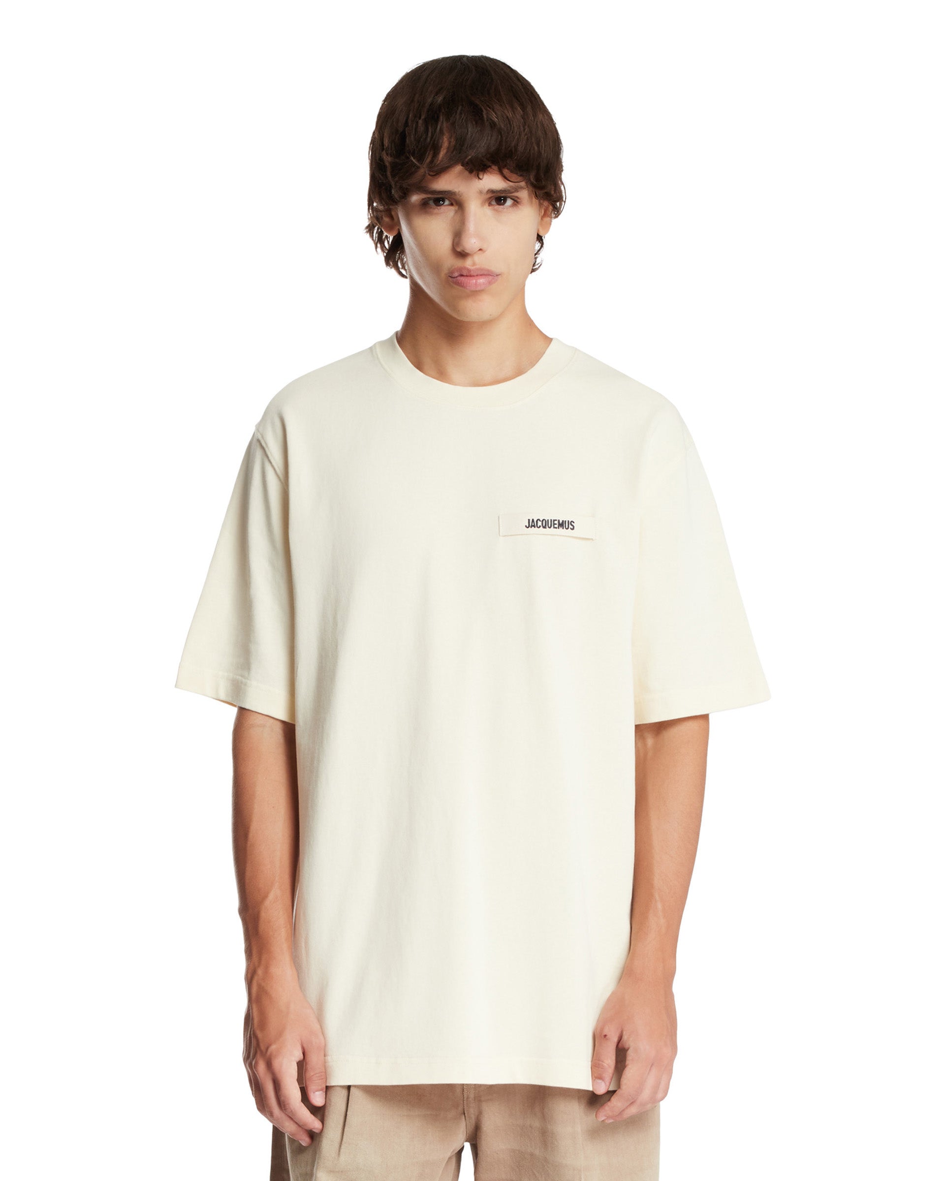 Beige Le T-Shirt Gros Grain | JACQUEMUS - Antonia Beige Le T-Shirt Gros Grain | JACQUEMUS - Antonia