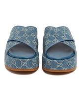Blue GG Mules - Women's sandals | PLP | dAgency