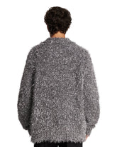 Gray Lurex Cardigan | PDP | Antonia