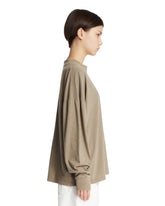 Beige Cotton Raveena T-Shirt | PDP | Antonia