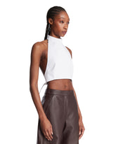 Top Con Plastron Bianco | PDP | Antonia