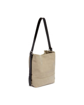 Beige Belted Canvas Bag | PDP | Antonia
