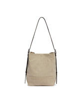 Beige Belted Canvas Bag | PDP | Antonia