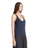 Blue Minimal Tank Top | PDP | Antonia