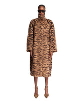Rounded Wool-Tiger Coat | All | Antonia