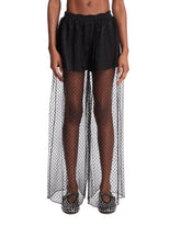 Pantaloni Ampi In Rete Neri | PDP | Antonia