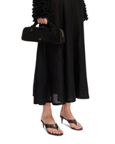 Black Le Teckel Suede Clutch | PDP | Antonia