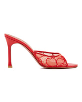 Red Alexa Lace Sandals | PDP | Antonia