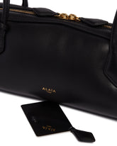 Black Medium Le Teckel Padded Leather Bag | PDP | Antonia