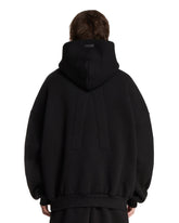 Black Half-Zip Hoodie | PDP | Antonia