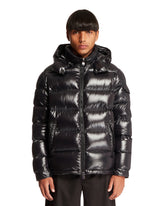 Black Maya Short Down Jacket - Moncler men | PLP | Antonia