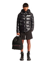 Black Maya Short Down Jacket - Moncler men | PLP | Antonia