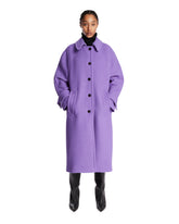 Cappotto In Lana E Cashmere Viola - Gucci donna | PLP | Antonia
