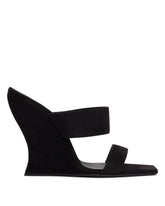 Black Suede Wave Mules - New arrivals women's shoes | PLP | Antonia