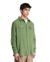 Green Cashmere Overshirt | PDP | Antonia