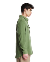 Green Cashmere Overshirt | PDP | Antonia