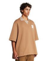 Beige Polo with Logo | PDP | Antonia