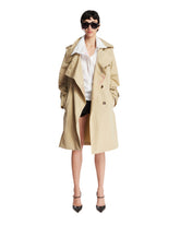 Beige Belted Short Trench Coat | PDP | Antonia
