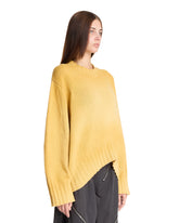 Yellow Asymmetric Sweater | PDP | Antonia