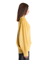 Yellow Asymmetric Sweater | PDP | Antonia