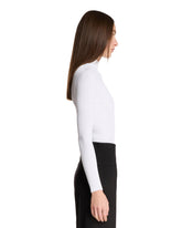 White Ribbed Bodysuit | PDP | Antonia