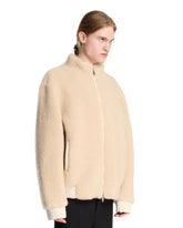 Beige Faux Fur Effect Jacket | PDP | Antonia