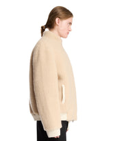 Beige Faux Fur Effect Jacket | PDP | Antonia