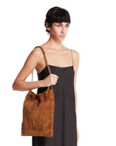 Brown Suede Pochon Jamie - Saint laurent donna | PLP | Antonia