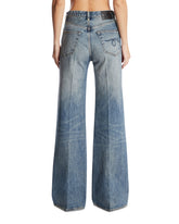 Blue Charlotte Washed Jeans | PDP | Antonia