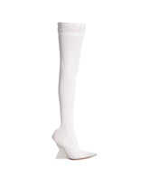 White Thigh-High Boots | All | Antonia
