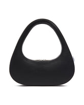 Black Baguette Swipe Bag | PDP | dAgency
