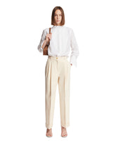 White Luisa Tuxedo Shirt - Women's shirts | PLP | Antonia