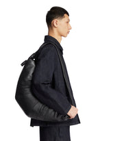 Black Large Croissant Bag | PDP | Antonia