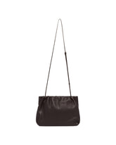 Brown Large Leather Bourse Pouch | PDP | Antonia
