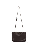 Brown Large Leather Bourse Pouch | PDP | Antonia