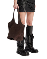 Brown La Scoop Medium Tote Bag | PDP | Antonia
