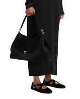 Borsa T-Lock Satchel Nera - Toteme donna | PLP | Antonia