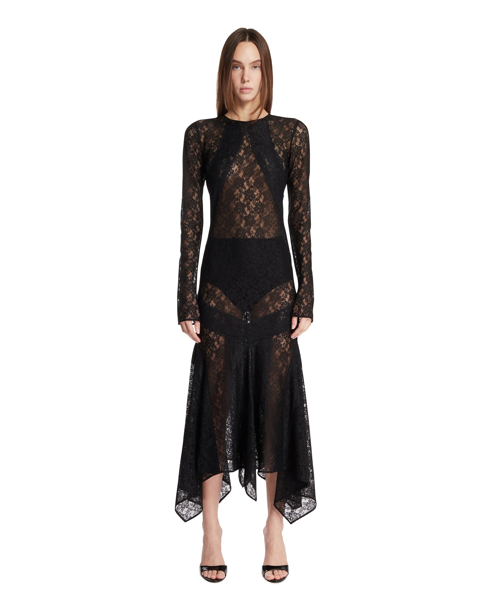 Attico Lace Midi Dress