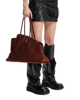 Brown Suede La Passeggiata Bag - Women's shoulder bags | PLP | Antonia