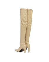 Beige Over-The-Knee Boots | PDP | Antonia